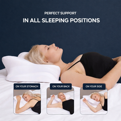 Ergonomic Memory Foam Neck Pillow