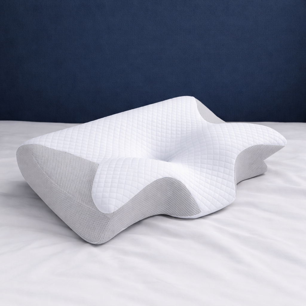 Ergonomic Memory Foam Neck Pillow